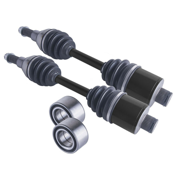 Polaris Atv Rear Cv Axles & Wheel Bearings Set