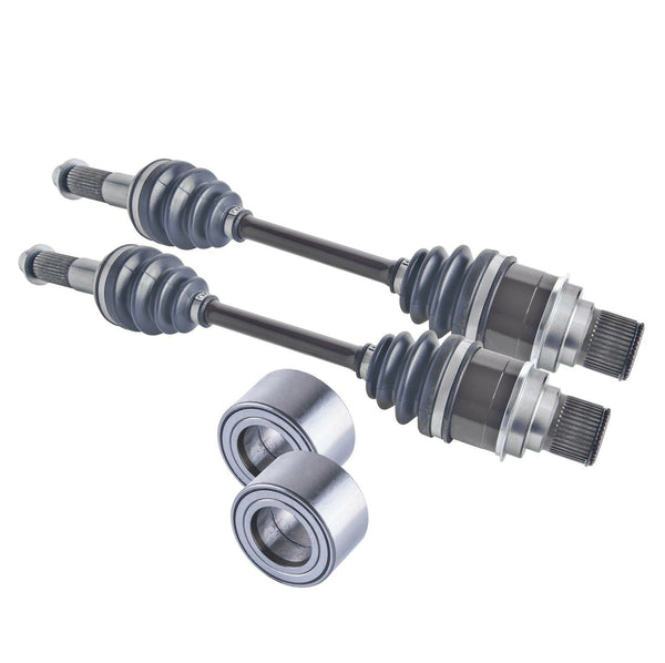 Yamaha Big Bear 400 Rear Cv Axles & Wheel Bearings Set