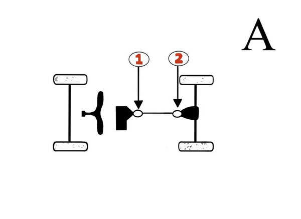 Can Am Outlander/Quest/Traxter Rear Driveshaft U-Joint Set 703500002 703000023