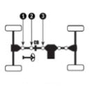 Can Am Commander / Maverick Front Driveshaft U-Joint Set 715900183