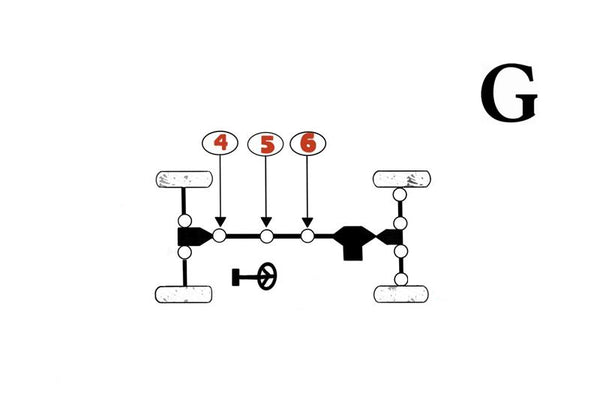 Kawasaki Mule 2510 Front Or Rear Driveshaft U-Joint Set 49050-1055