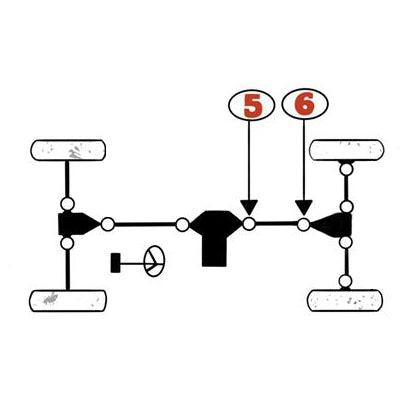 Kawasaki Teryx 800 / Teryx4 750 / 800 Rear Driveshaft U-Joint Set 49050-0027