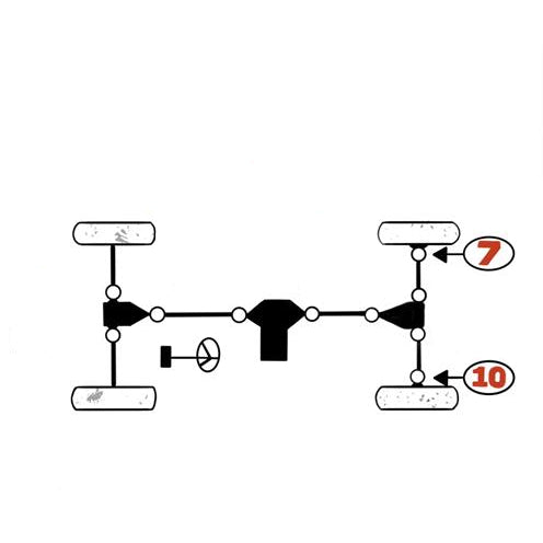Polaris Atv Rear Axle Outer U-Joint Set 1590257