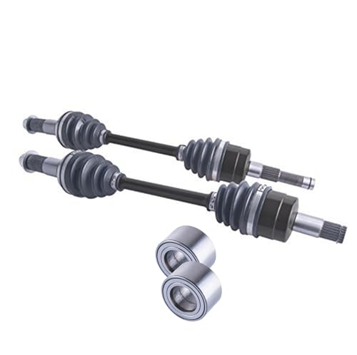Yamaha Grizzly Front Cv Axles & Wheel Bearing Set 660 2003 2004 2005 2006 - 2008