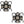 Kawasaki Prairie / Brute Force / V Force Rear Driveshaft U-Joint Set