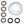 Yamaha Yfz450 Raptor 700 Rear Axle Carrier Bearing & Seal Kit