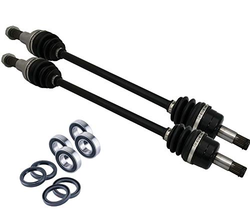 Yamaha Viking / Wolverine Front Cv Axle & Wheel Bearing Set