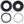 Honda Rear Brake Drum Bearings And Seals Kit Trx 420 Non Irs