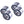 Can Am ATV/UTV Front & Rear Wheel Bearings Kit 293350040  293350118  293350150  293350126