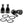 Polaris ATV / UTV Upper And Lower Ball Joint Kit 7061220