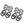 Yamaha Viking / Kodiak Front & Rear Wheel Bearing Kit