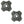 Honda Trx 200 / 250 / 350 / 420 Rear Wheel Axle Hubs 42410-Hf1-A00