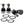 Polaris Upper And Lower Ball Joint Kit 7082557 7082422