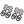 Yamaha Viking / Kodiak Front & Rear Wheel Bearing Kit