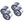 Can Am ATV/UTV Front & Rear Wheel Bearings Kit 293350040  293350118  293350150  293350126