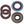 Polaris rear cv axles & differential seal kit RZR 1000 60