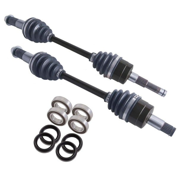 Yamaha Grizzly Front Cv Axles & Wheel Bearing Set 660