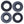 Honda Rear Cv Axles & Differential Seal Kit Trx 650 / 680