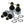 Yamaha Grizzly Upper And Lower Ball Joint Kit 3B4-23579-00-00 5Lp-23579-00-00