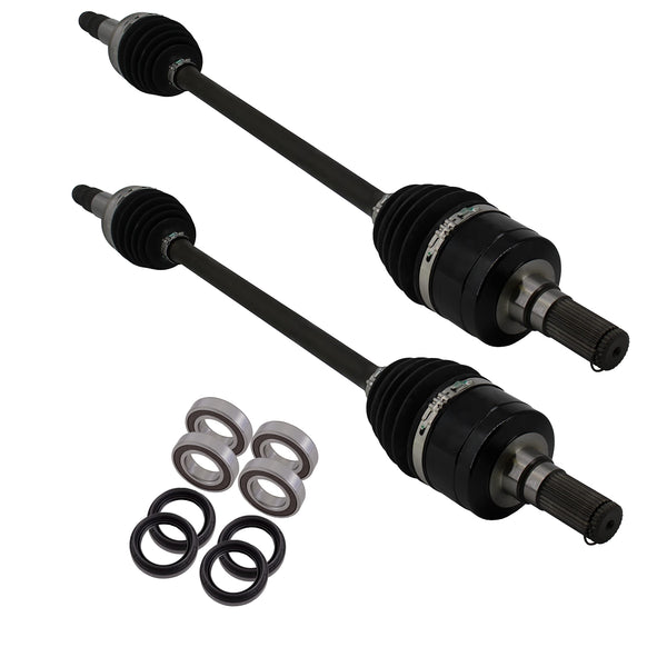 Yamaha Wolverine X4 / X2 Rear Cv Axle & Wheel Bearing Set Bar-2531H-00-00