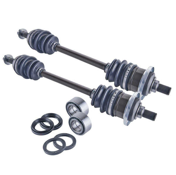 Arctic Cat Atv 400 / 500 Front Cv Axles Wheel Bearings & Seals Set