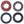 Yamaha 400 Kodiak Rear Brake Panel Bearing & Seal Kit