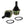 Kawasaki Prairie 300 Lower Ball Joint Set 59266-1118