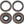 Polaris Rear Cv Axles & Differential Seal Kit Sportsman 700 / 800