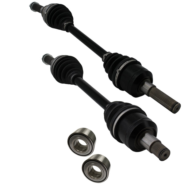 Kawasaki Mule Pro Rear Cv Axles & Wheel Bearings Set