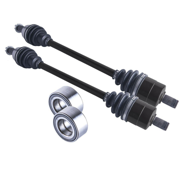 Polaris Ranger front cv axles & wheel bearings set 900 Diesel Diesel Crew 11-14