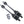 Bobcat 3400 Series front left right cv axles & wheel bearings set