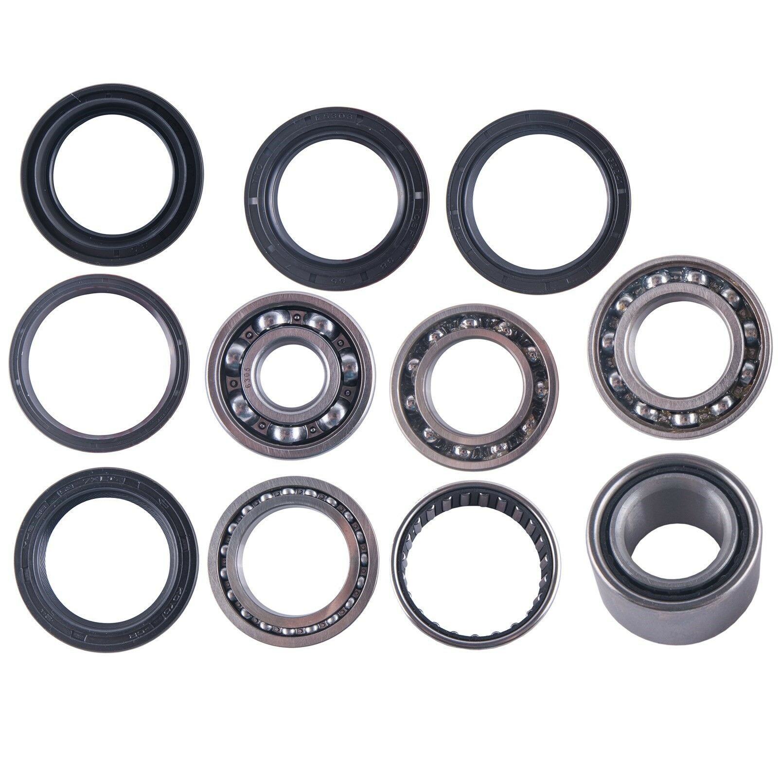 Caltric Rear Wheel Bearing & Seal Kit For Yamaha Kodiak 400 YFM400 2WD/4WD (2003-2004) – Chrome Plated