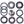 Honda Rear Differential Bearing & Seal Kit Trx 250 / 250 Ex