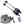 Polaris RZR 1000 XP Front Differential Axles & Wheel Bearings Bundle