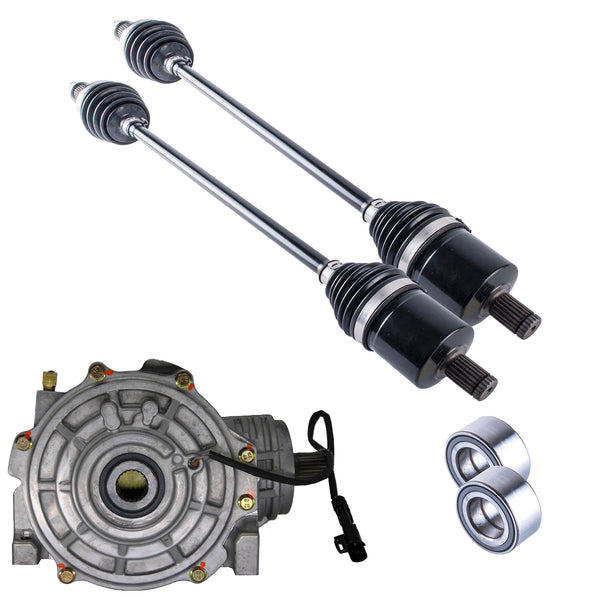 Polaris RZR 1000 XP Front Differential Axles & Wheel Bearings Bundle