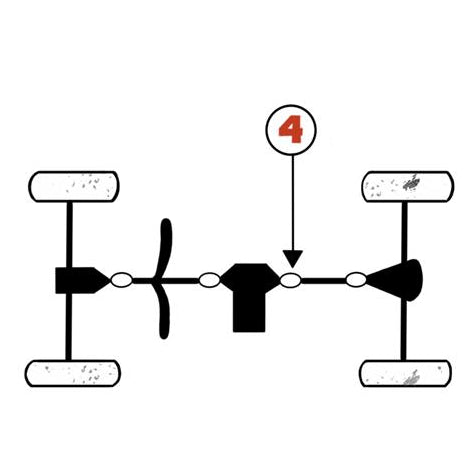 Yamaha Atv Rear Driveshaft U-Joint Set 2Hr-46187-00-00 4Gb-46187-00-00
