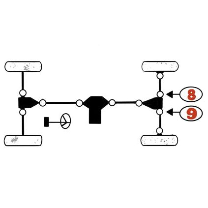 Suzuki King Quad / Quadrunner Rear Inner Axle U-Joint Set