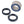 Kawasaki Bayou front wheel bearing & seals 400 1993 - 1999 92045-1222