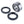 Honda Front wheel bearing & seals TRX 500 650 2001 2002 2003 2004 91051-HA7-651