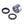 Suzuki King Quad Front Wheel Bearing & Seals 450 / 700 / 750