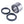 Suzuki King Quad Rear Wheel Bearing & Seals 450 / 500 / 700 / 750