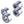 Kawasaki Front & Rear Wheel Bearings Kit Brute Force 650i / 750i