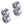 Kawasaki Teryx 4 750 / 800 / Teryx 800 Front & Rear Wheel Bearing Kit