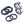 Honda Front Wheel Bearings & Seals Kit Trx 350 / 400